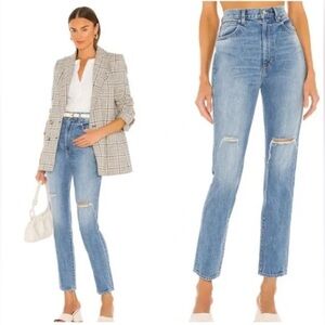 SLVRLAKE Beatnik Straight Blue Jeans in Trouble Maker in Size 26